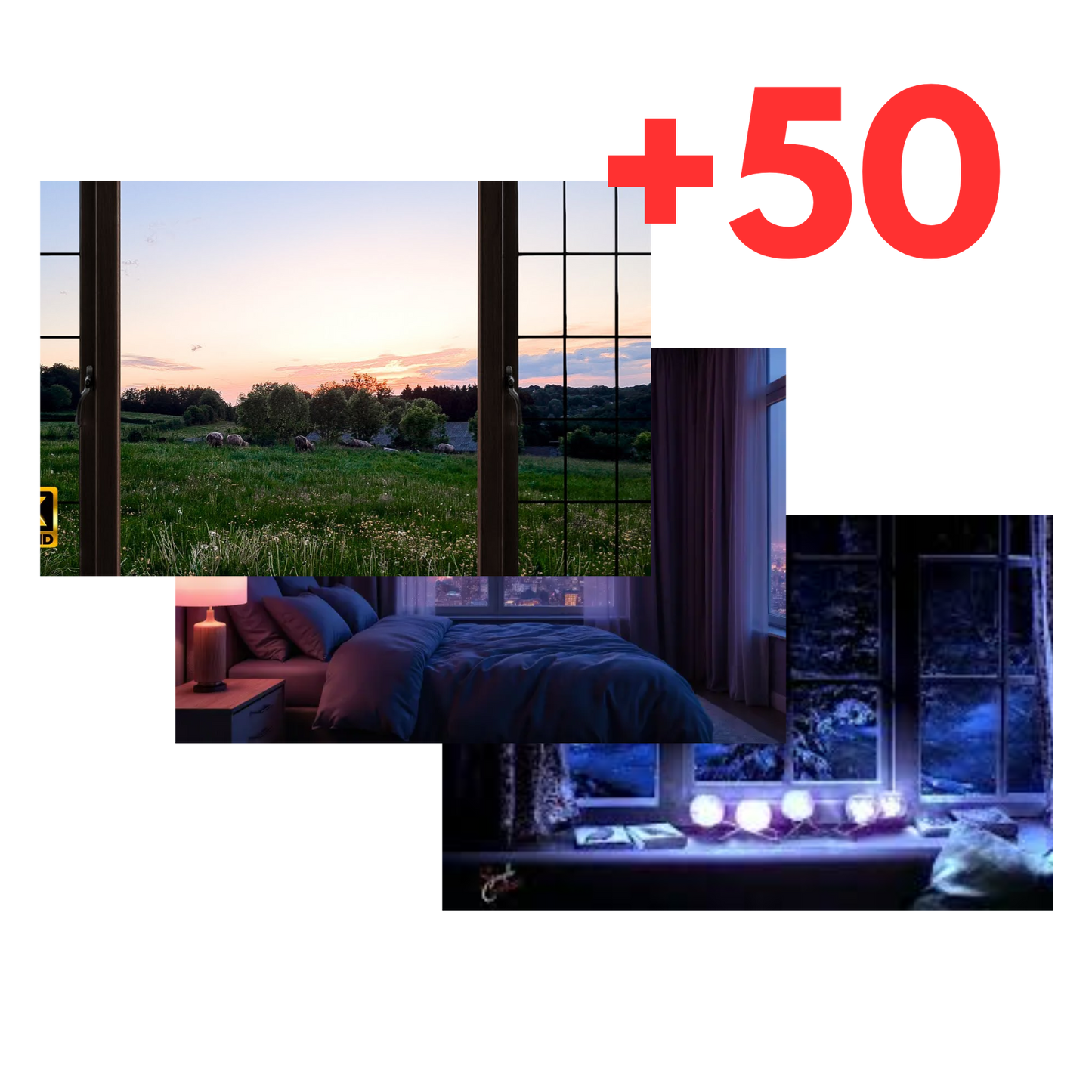 +50 ambient videos