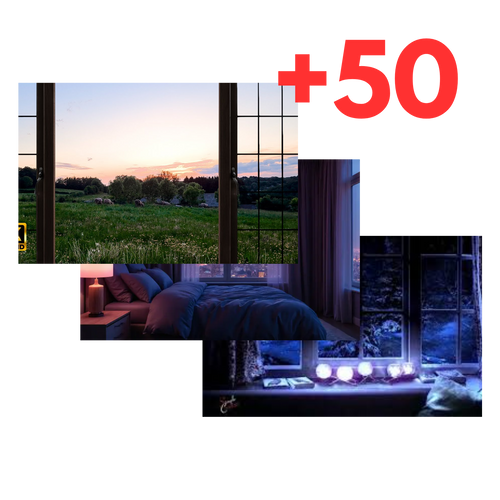 +50 ambient videos